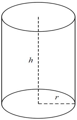 Cylinder Volume Calculator + Cylinder Surface Area Calculator